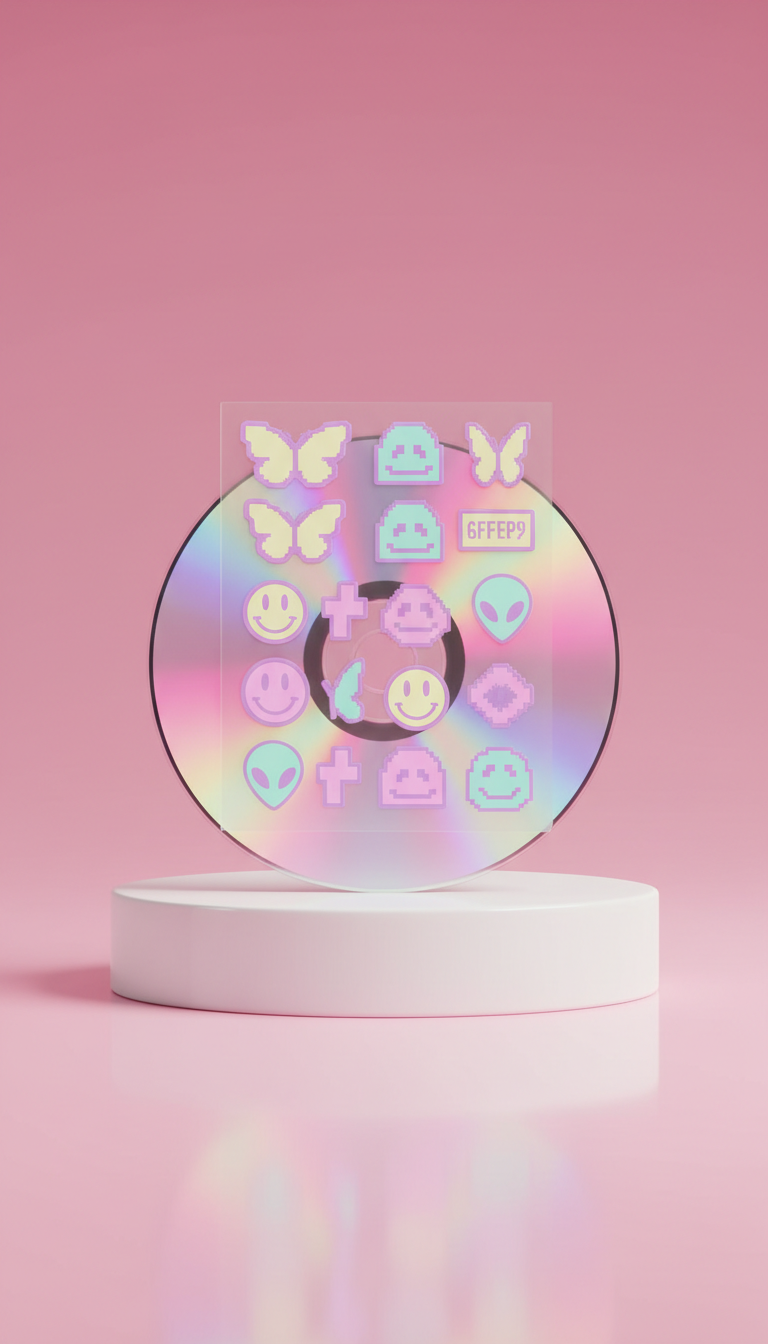 Digital Single With Holographic Art