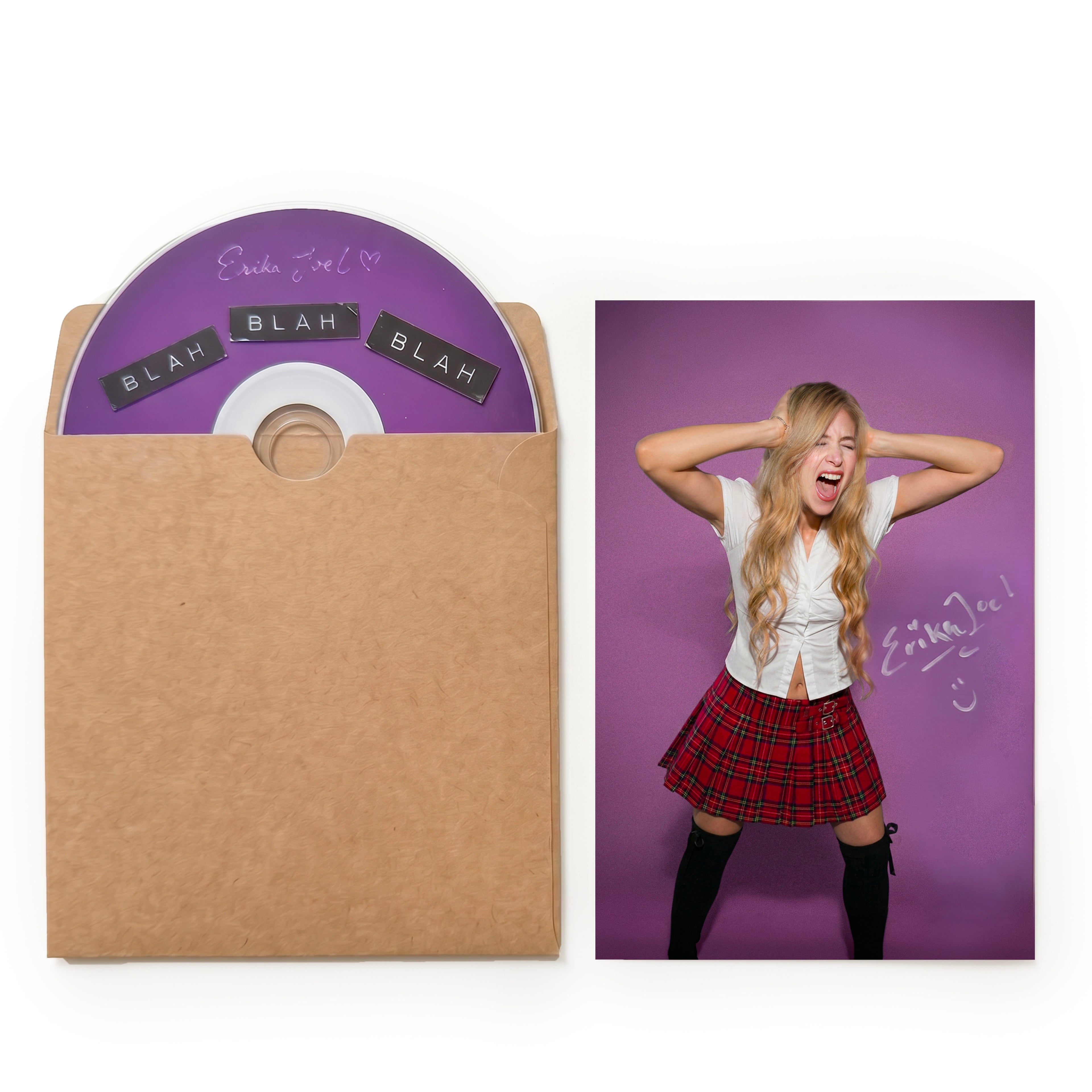 Blah Blah Blah (La La La) ~ Signed Collector's Edition CD + Signed Photo