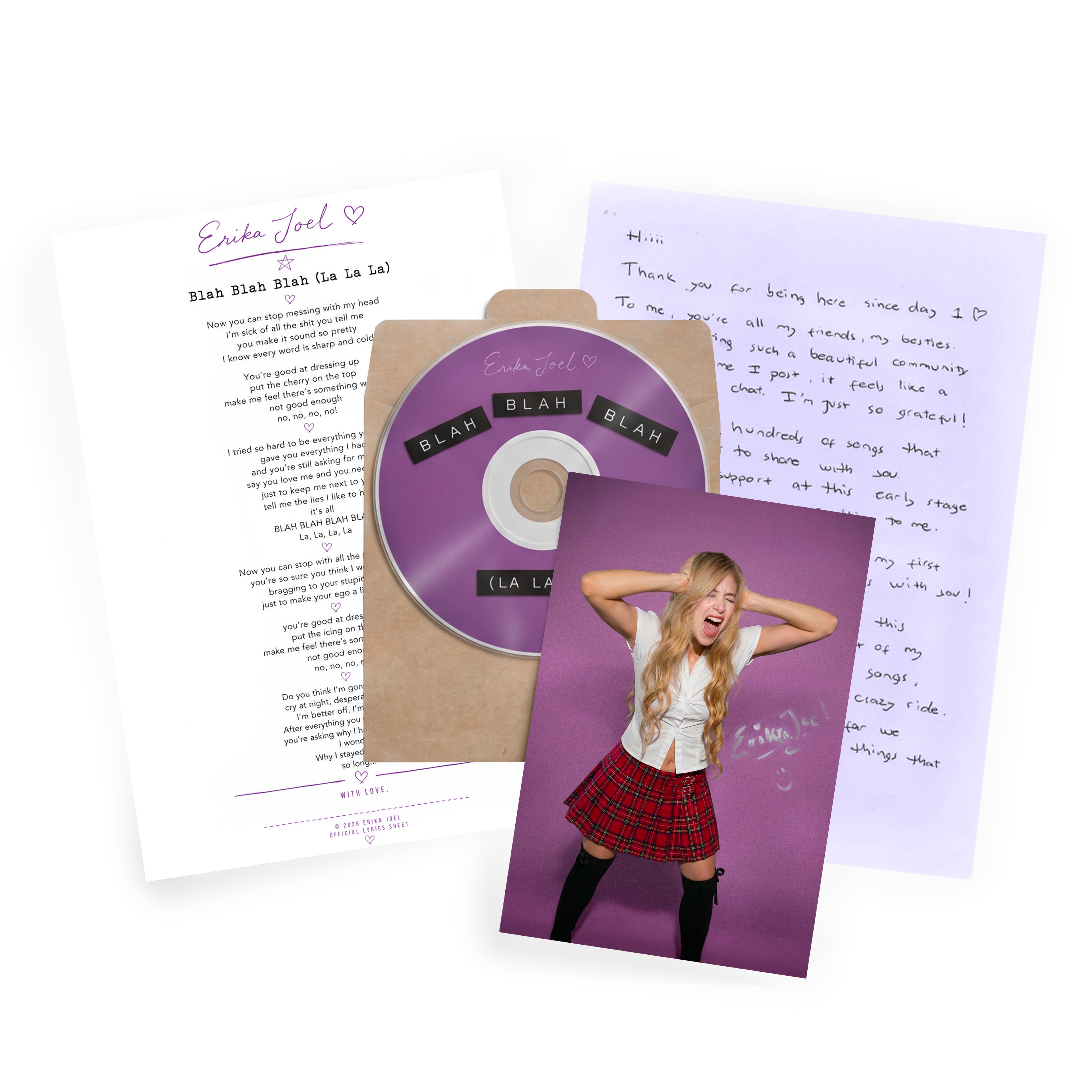 Blah Blah Blah (La La La) ~ First Press Ultimate Collector's Bundle